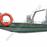 Marims 500 - łódź aluminiowa płaskodenna - wersja Inspekcja Ochrony Środowiska